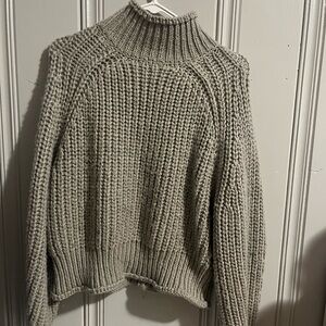 Cozy Knit Women Sweater in Gray